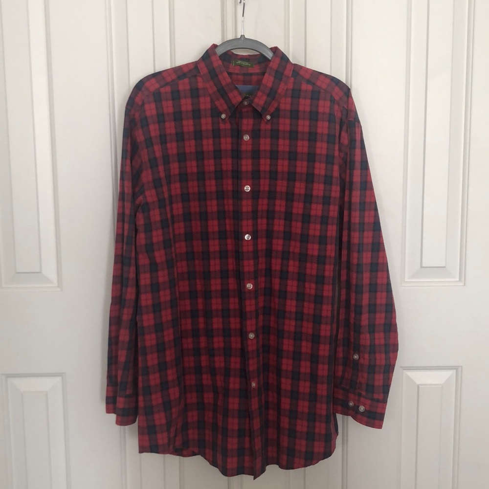 Orvis Plaid Button Down Shirt - Picture 1 of 10
